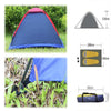 Two Person Tent Outdoor Camping Tent Kit Fiberglass Pole Water Resistance with Carry Bag
