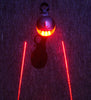5LED 2 Laser Cycling Bicycle Rear Bike Light 7 Flash Mode Safety Tail Warning Lamp Waterproof
