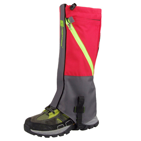 2 Layers Waterproof Camping Hiking Snow Leg Gaiters Boots Outdoor Skate Skiing Walking Shin Leg Protector Leg Support