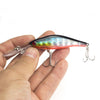 1Pcs  Laser  Wobblers Fishing Tackle 3D Eyes Sinking Minnow Fishing Lure Crankbait 6# hook