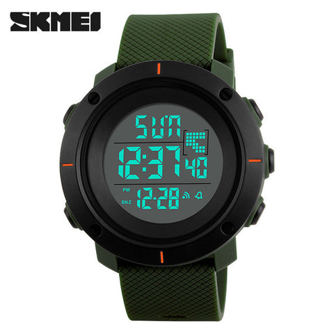 Watch Men Military Sports 50M Waterproof LED Digital