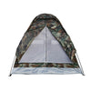 Outdoor Portable Camouflage Camping Tent for 2 Person Single Layer Polyester Fabric