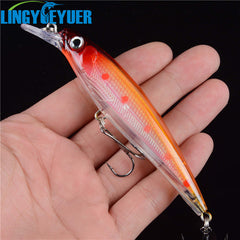 Float Tubes For Fishing 1PCS Floating Minnow Fishing Lure Laser Hard Artificial Bait 3D Eyes 11cm 13.4g Fishing Wobblers Crankbait Minnows Fishing Floats Float Tubes For Fishing