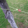 10pcs Quick Knot Tent Wind Rope Buckle 3 hole Antislip