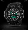 Men's Ultra Tough Waterproof Digital and Analog Sports Watch Multiple Colors Available
