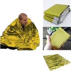 Waterproof Emergency Survival Rescue Blanket Foil Thermal Space First Aid