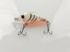 1PCS 4.5cm 4g Crankbait Fishing Lures Plastic Hard crank Bait Artificial Lure Perch Fish Pesca Hooks Tackle Japan Wobbler