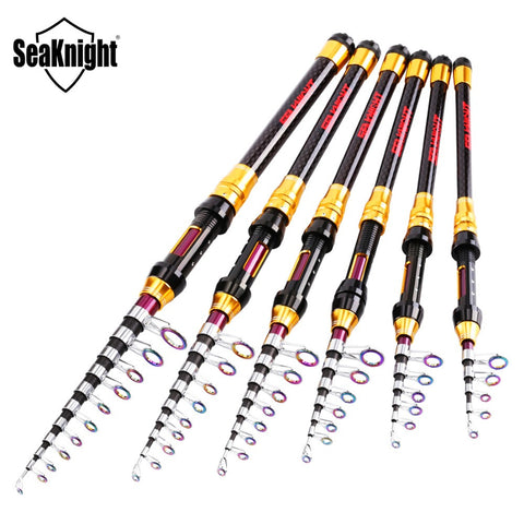 SeaKnigh Reaver Carbon 1.8M 2.1M 2.4M 2.7M 3.0M 3.6M Portable Telescopic Fishing Rod