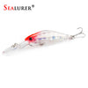 1Pcs  Laser  Wobblers Fishing Tackle 3D Eyes Sinking Minnow Fishing Lure Crankbait 6# hook