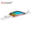 1Pcs  Laser  Wobblers Fishing Tackle 3D Eyes Sinking Minnow Fishing Lure Crankbait 6# hook