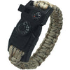 Men's Survival Bracelet Paracord Parachute Cord Wristband Emergency Rope