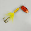 Sequin Spoon Metal wobble Fishing Lures Spinner Baits CrankBait