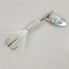 Sequin Spoon Metal wobble Fishing Lures Spinner Baits CrankBait