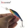 1Pcs  Laser  Wobblers Fishing Tackle 3D Eyes Sinking Minnow Fishing Lure Crankbait 6# hook