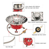 Stainless Steel Portable Gas Stove Retracted Windproof