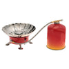 Stainless Steel Portable Gas Stove Retracted Windproof