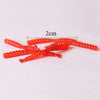 200pcs Smell Red Worm Lures 2cm Soft Bait