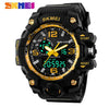 Men's Ultra Tough Waterproof Digital and Analog Sports Watch Multiple Colors Available