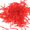 200pcs Smell Red Worm Lures 2cm Soft Bait