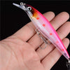 Float Tubes For Fishing 1PCS Floating Minnow Fishing Lure Laser Hard Artificial Bait 3D Eyes 11cm 13.4g Fishing Wobblers Crankbait Minnows Fishing Floats Float Tubes For Fishing