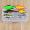 6pc/Box High Quality Fishing Lure, Mixed Size, High Carbon Steel Hook