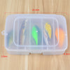 6pc/Box High Quality Fishing Lure, Mixed Size, High Carbon Steel Hook