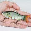 Fish Floats Tubes For Fishing Sale Fishing Wobbler Lifelike Fishing Lure 6 Segment Swimbait Crankbait Hard Bait Slow 10cm 18g Isca Artificial Lures Fishing Tackle