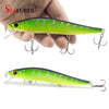 1PCS/lot 14 cm 23.7 g Fishing Lure Minnow Hard Bait with 3 Fishing Hooks Fishing Tackle Lure 3D Eyes Random Color